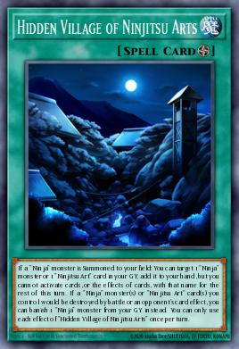 Pueblo Escondido de Ninjitsu Arte SHVA-014