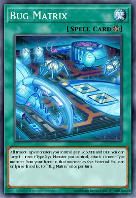 Matriz de Bugs SHVI-064, carta de Yu-Gi-Oh! de Shining Victories