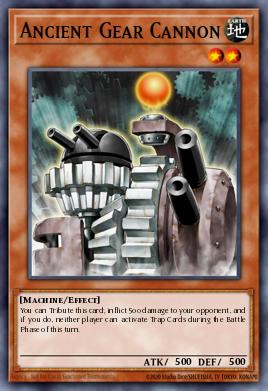 Cañón de Mecanismo Antiguo SOI-009, carta de Yu-Gi-Oh! de Shadow of Infinity