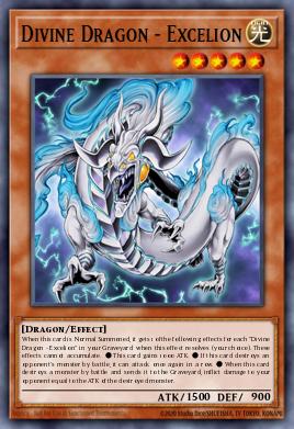 Dragón Divino - Excelion SOI-033, carta de Yu-Gi-Oh! de Shadow of Infinity
