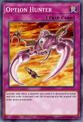 Cazador de opciones SOI-058, carta de Yu-Gi-Oh! de Shadow of Infinity