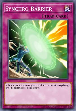 Barrera Sincro SOVR-064, carta de Yu-Gi-Oh! de Stardust Overdrive