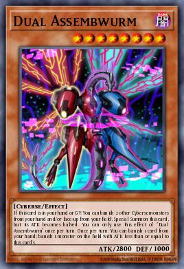 Ensamblasierpe Dual SP18-012, carta de Yu-Gi-Oh! de Star Pack VRAINS