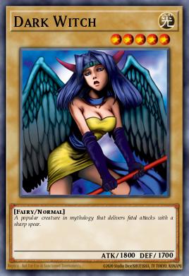 Bruja Oscura SRL-019, carta de Yu-Gi-Oh! de Spell Ruler