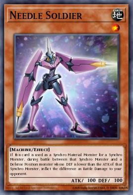 Soldado Aguja STBL-004, carta de Yu-Gi-Oh! de Starstrike Blast