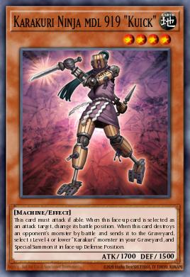 Ninja Karakuri mod 919 - "Kuick"