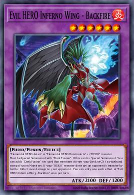 HÉROE Malvado Inferno Wing - Explosión