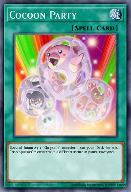 Fiesta de Crisálidas TAEV-048, carta de Yu-Gi-Oh! de Tactical Evolution
