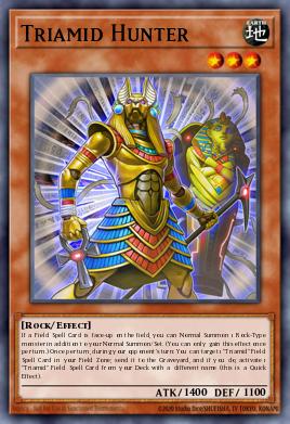 Cazador Trirámide TDIL-028, carta de Yu-Gi-Oh! de The Dark Illusion