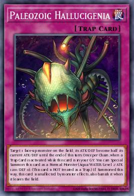 Hallucigenia Paleozoico TDIL-096, carta de Yu-Gi-Oh! de The Dark Illusion