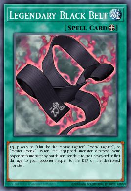 Cinturón Negro Legendario TLM-045, carta de Yu-Gi-Oh! de The Lost Millennium