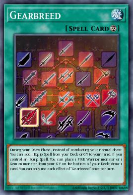 Gearcría TOCH-016, carta de Yu-Gi-Oh! de Toon Chaos