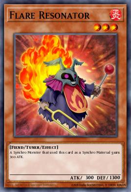 Resonador de Llamarada TSHD-010, carta de Yu-Gi-Oh! de The Shining Darkness