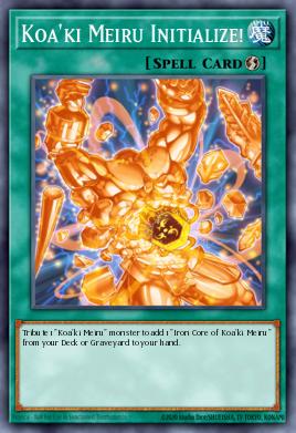 ¡Arrancar los Koa'ki Meiru! TSHD-058, carta de Yu-Gi-Oh! de The Shining Darkness