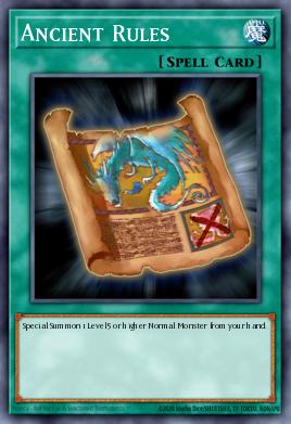 Reglas Antiguas TYP1-022, carta de Yu-Gi-Oh! de THANK YOU PACK