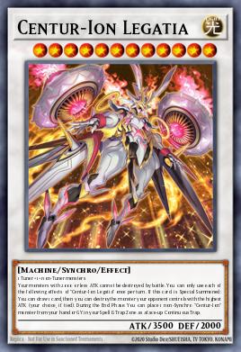 Centur-Ión Legatia VASM-019, carta de Yu-Gi-Oh! de Valiant Smashers