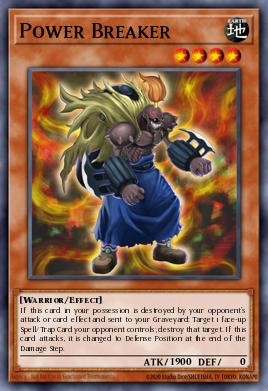 Rompedor del Poder WGRT-037, carta de Yu-Gi-Oh! de War of the Giants Reinforcements
