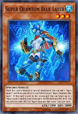 Súper Cuantio Capa Azul WIRA-032, carta de Yu-Gi-Oh! de Wing Raiders