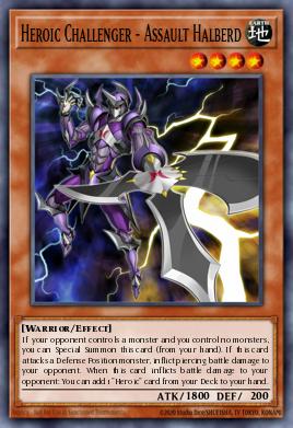 Contendiente Heroico - Alabarda de Ataque WSUP-016