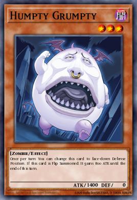 Humpty Grumpty WSUP-037, carta de Yu-Gi-Oh! de World Superstars
