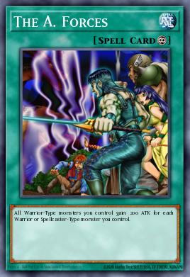 Las Fuerzas A. YS13-028, carta de Yu-Gi-Oh! de Super Starter: V for Victory
