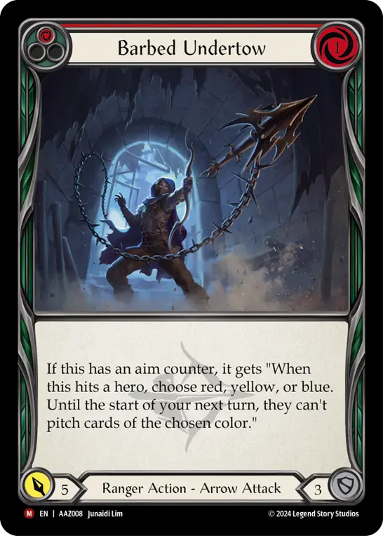 Barbed Undertow (Red)