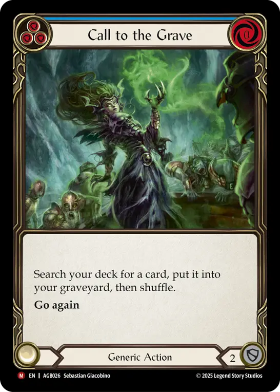 Call to the Grave (Blue) AGB026