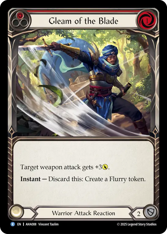 Gleam of the Blade (Red) AHA008