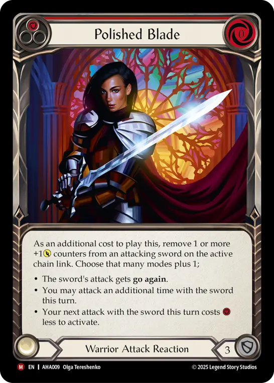 Polished Blade (Red) AHA009