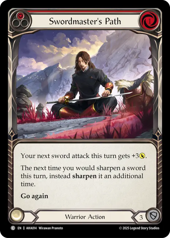 Swordmaster's Path (Red) AHA014