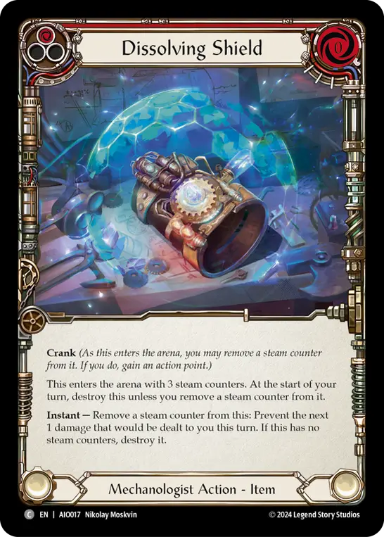 Dissolving Shield (Red)