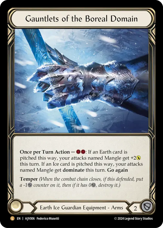 Gauntlets of the Boreal Domain AJV006
