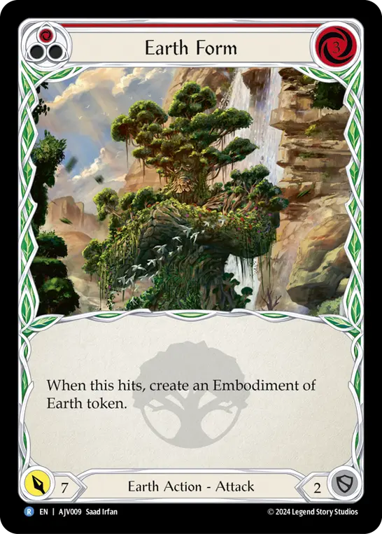 Earth Form (Red) AJV009