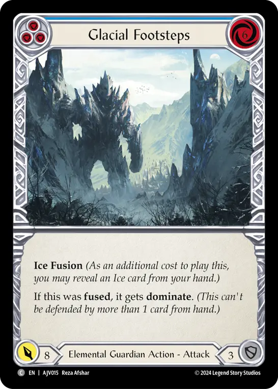 Glacial Footsteps (Blue) AJV015