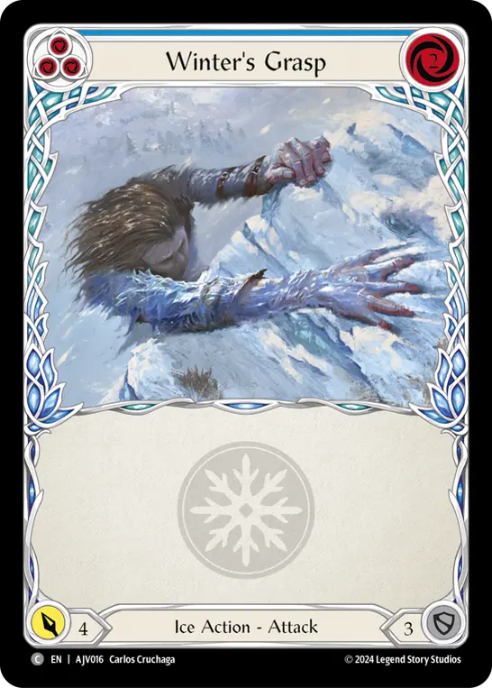 Winter's Grasp (Blue) AJV016