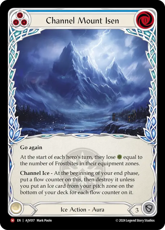 Channel Mount Isen (Blue) AJV017