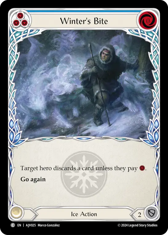 Winter's Bite (Blue) AJV025