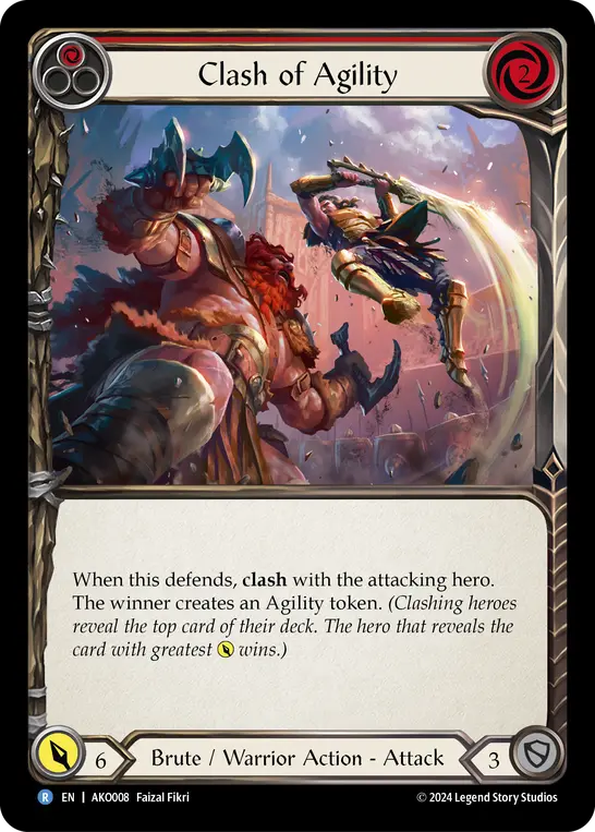 Clash of Agility (Red) AKO008