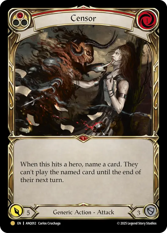 Censor (Red) ANQ012
