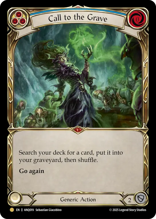 Call to the Grave (Blue) ANQ019