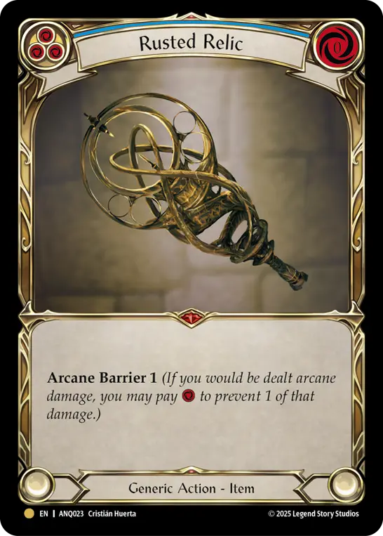 Rusted Relic (Blue) ANQ023