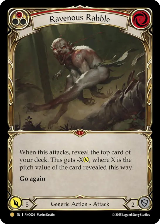 Ravenous Rabble (Red) ANQ029