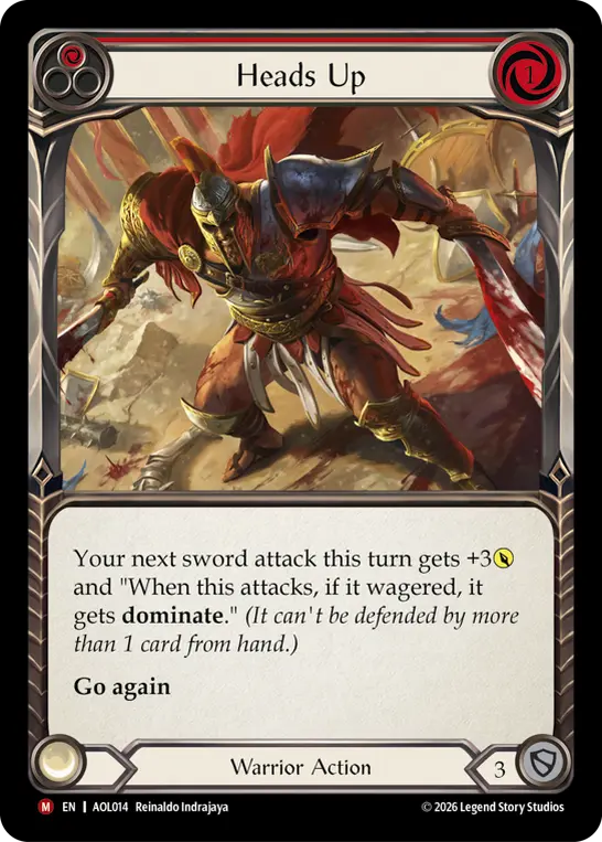 Heads Up (Red)