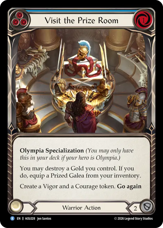 Visit the Prize Room (Blue)