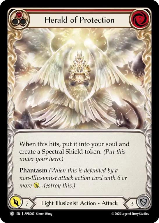 Herald of Protection (Red) APR007