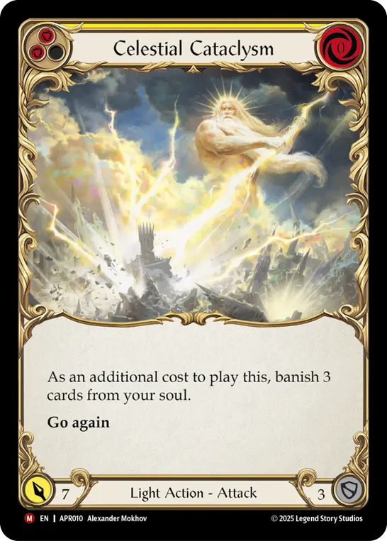 Celestial Cataclysm (Yellow) APR010