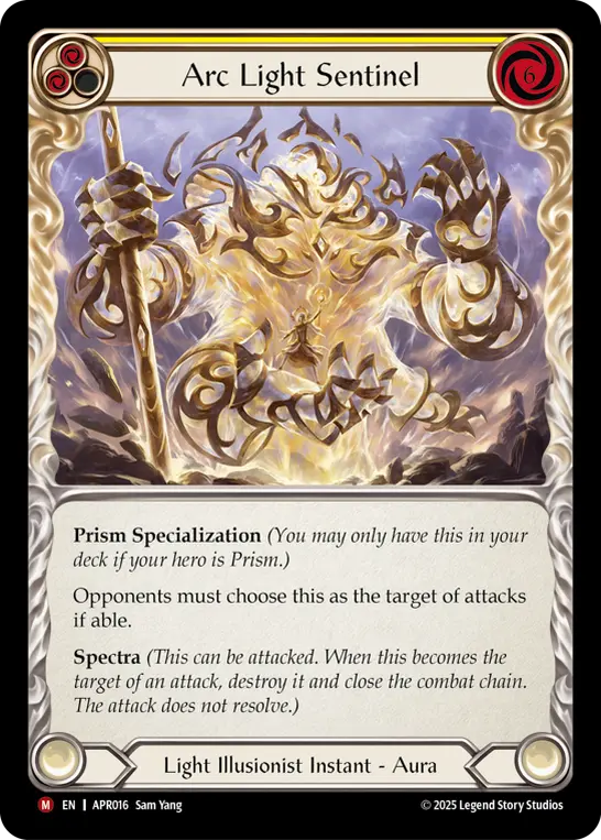 Arc Light Sentinel (Yellow) APR016