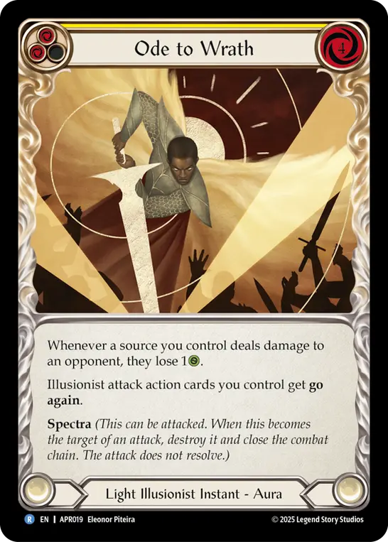 Ode to Wrath (Yellow) APR019