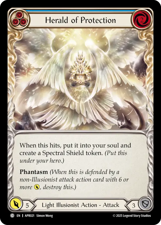 Herald of Protection (Blue) APR021