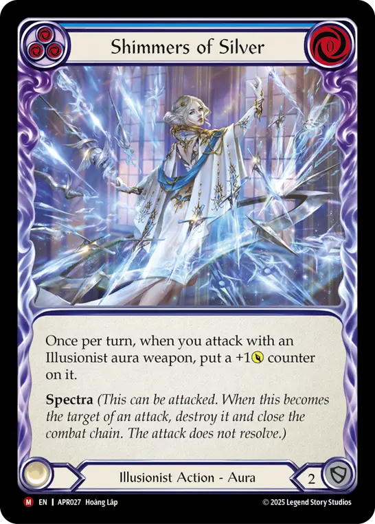 Shimmers of Silver (Blue) APR027